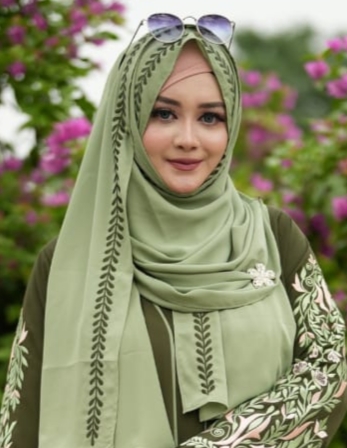 Dubai Cherry Embroidery Hijab |