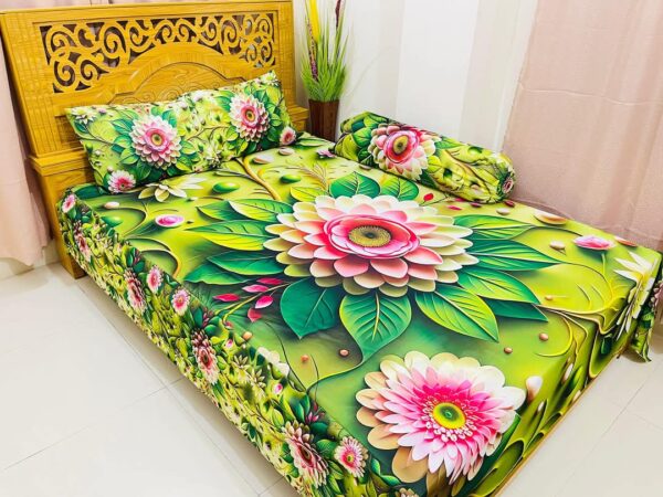 Primium 3D Bedsheet Four Piece Set