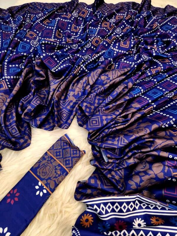 Batik silk sharee with blause pics - Image 4