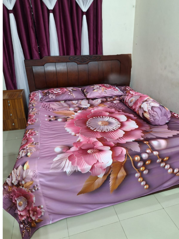 China Premium 3D Design Bed Sheet  Allshopbd.com