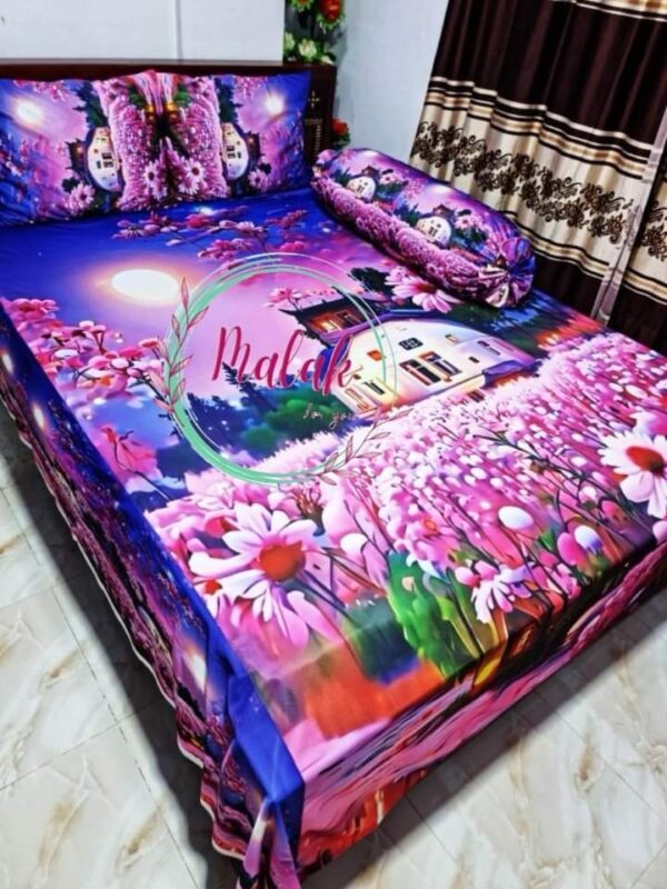 China Premium 3D Design Bed Sheet