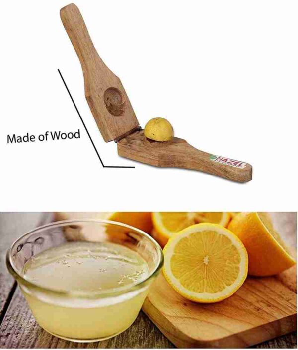Wooden Lebu Chipa Machine/ Manual Hand Press Lemon Juicer Fruit Orange Juice Tool - Image 5