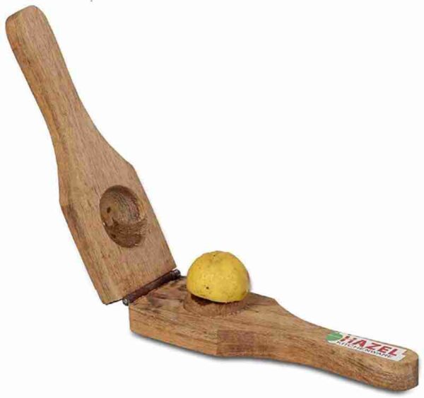 Wooden Lebu Chipa Machine/ Manual Hand Press Lemon Juicer Fruit Orange Juice Tool - Image 2