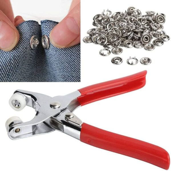 Hand Pressure Pliers For Prong Snap Button (FREE 100 BUTTON) - Image 5