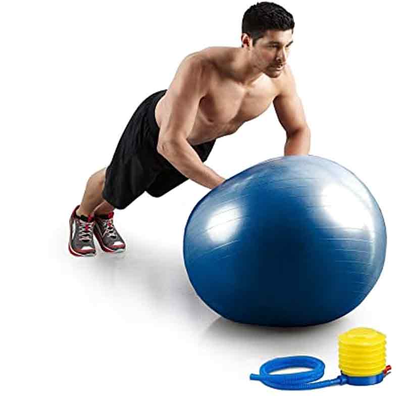 Fitness Gym ball Balance ball 70cm Yoga Therapy Ball With Pumper - Image 3