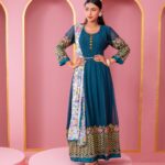 রেডিমেড লেহেঙ্গা জর্জেট এমব্রয়ডারি পার্টি ড্রেস