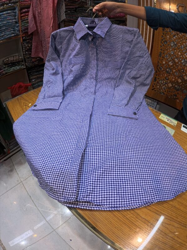 Cotton Check Shirt for Women