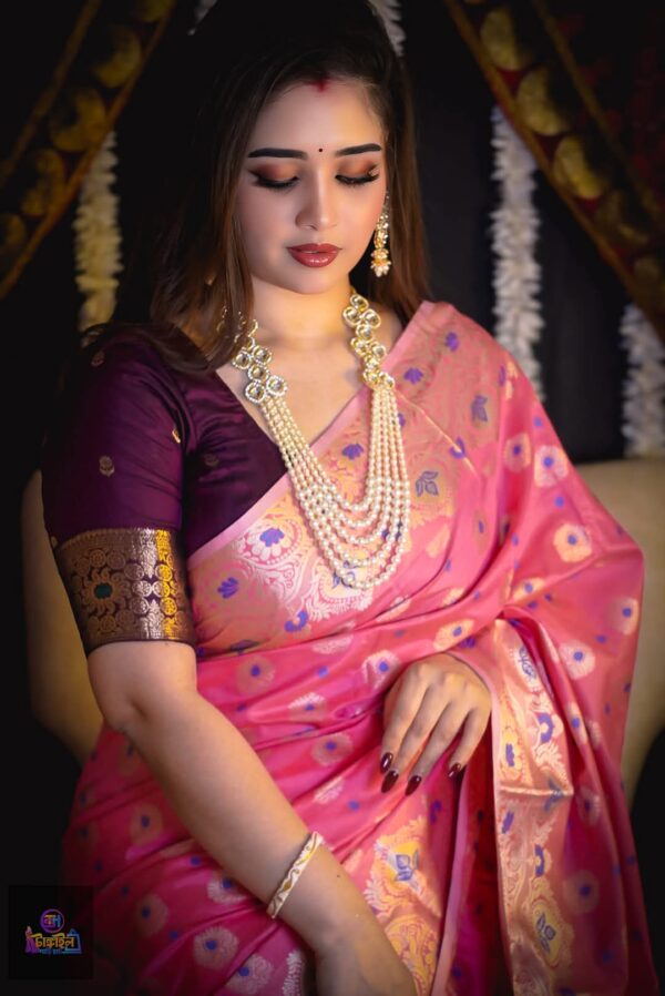 Soft Silk Katan Sharee Allshopbd.com - Image 6