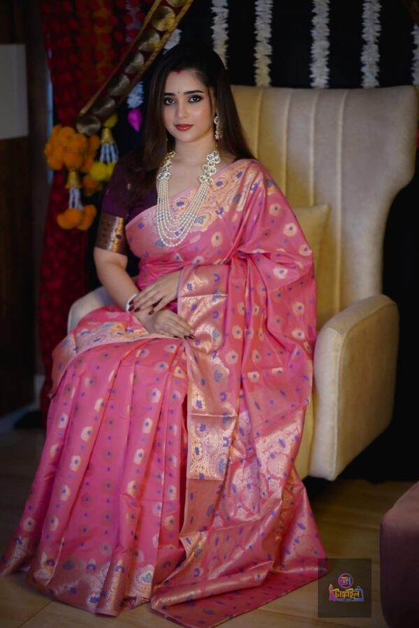 Soft Silk Katan Sharee Allshopbd.com - Image 5