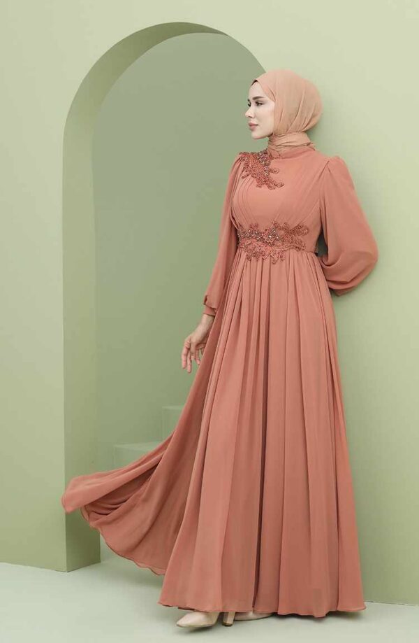 Original cherry georgette readymade burkha gown Allshopbd.com