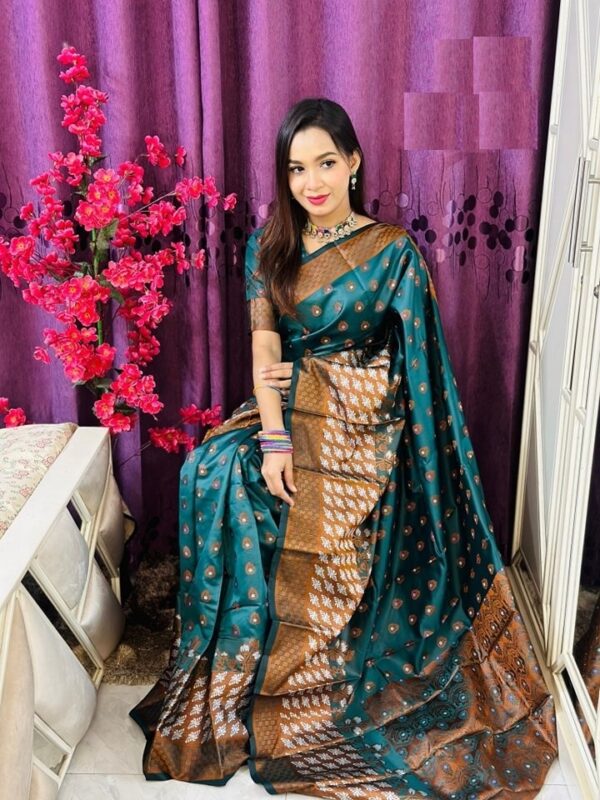 Soft silk katan saree Allshopbd.com