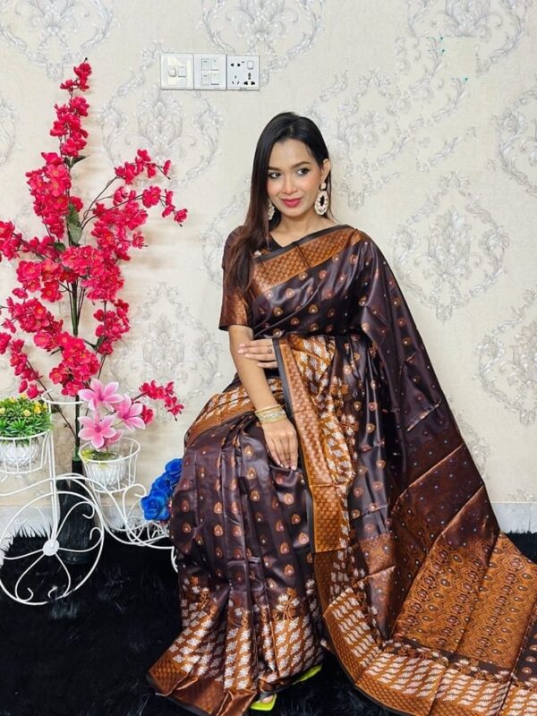 Soft silk katan saree Allshopbd.com