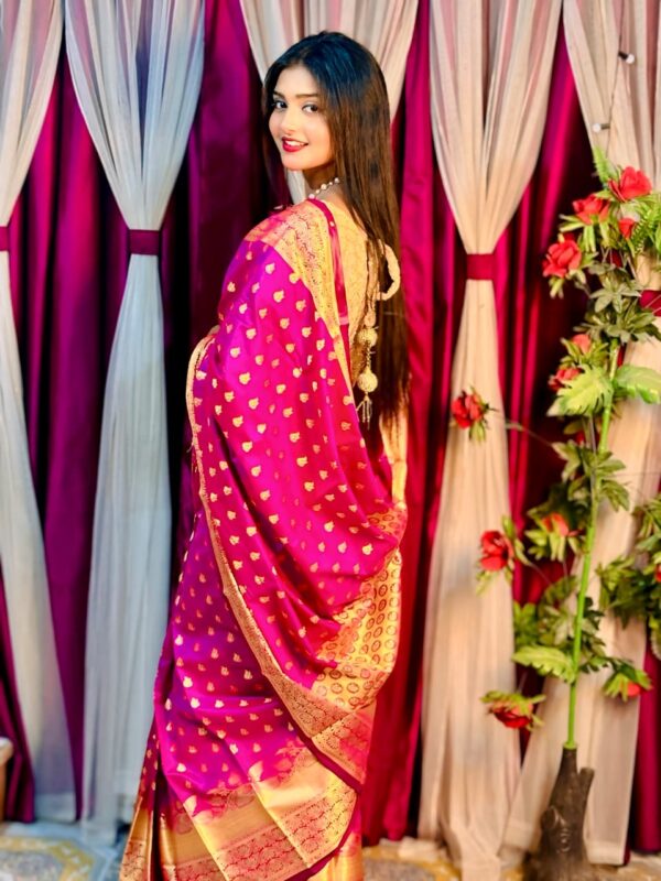 Soft silk katan saree Allshopbd.com - Image 4