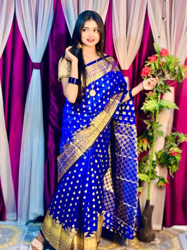 Soft silk katan saree Allshopbd.com