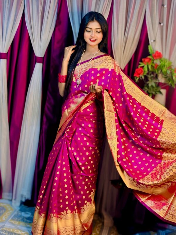 Soft silk katan saree Allshopbd.com