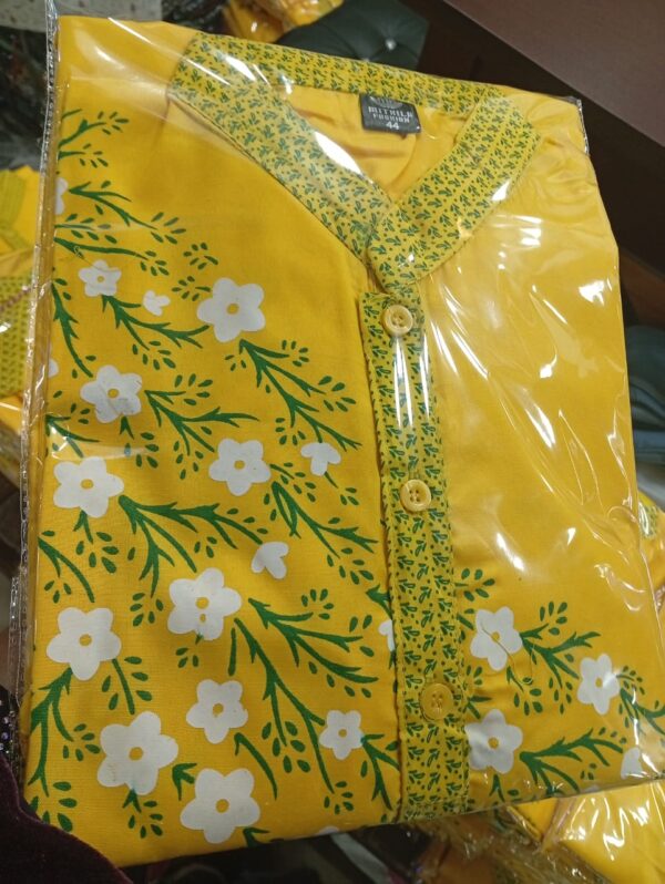 Cotton with screen print panjabi