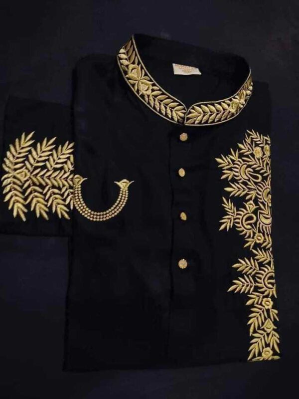 Embroidered Tancel Cotton Panjabi