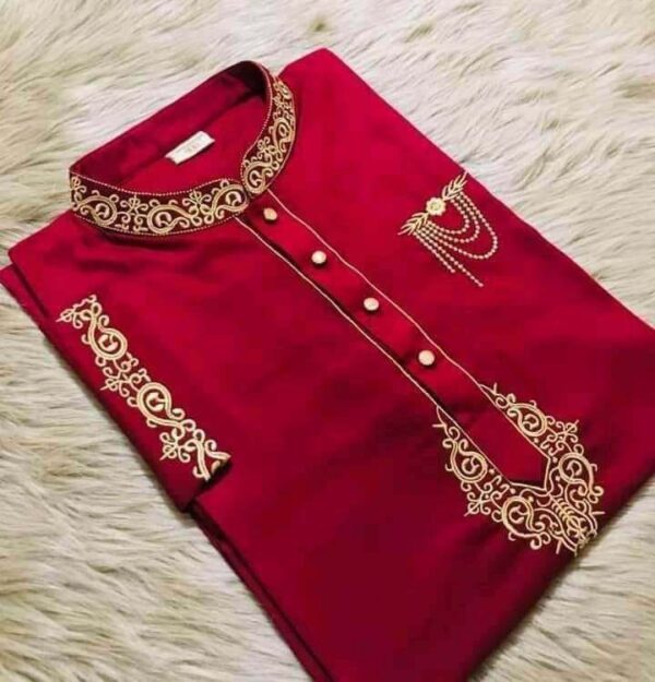 Embroidered Tancel Cotton Panjabi