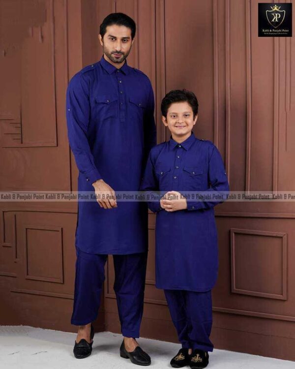 Orginal china lilen baba -chele matching panjabi