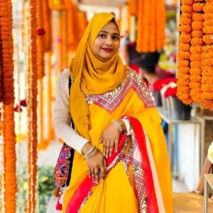 Half Silk Print Sarees