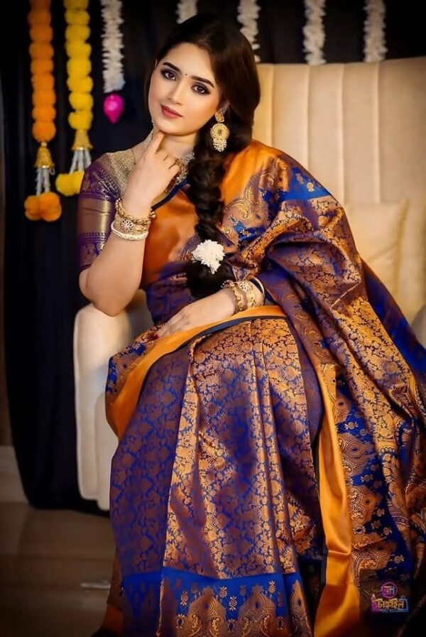 Kanjivaram katan Saree - Image 2