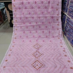 Half Silk Skin Print Sharee