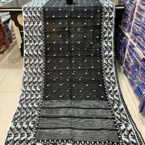 Half Silk Skin Print Saree