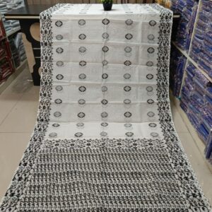 Half Silk Skin Print Saree