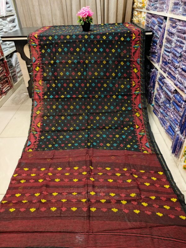 Half Silk Skin Print Saree