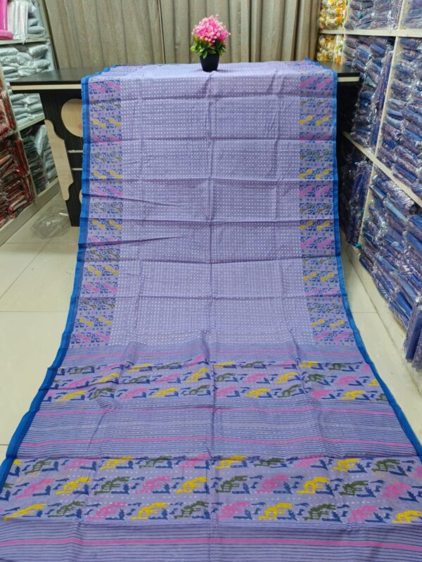 Half Silk Skin Print Saree
