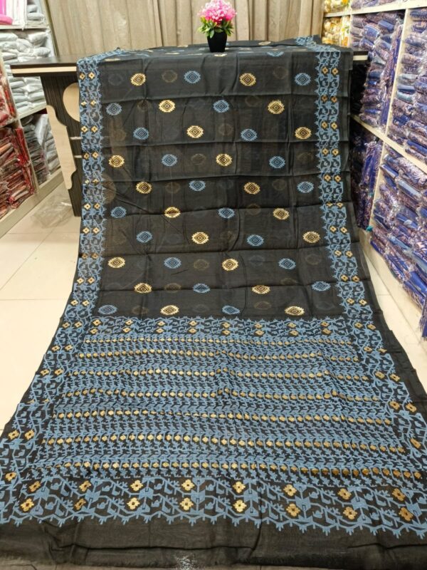 Half Silk Skin Print Saree