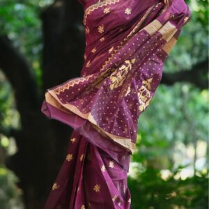 Afsan Print Saree with Blouse Piece