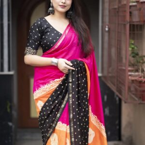 Digital Print Saree with Blouse