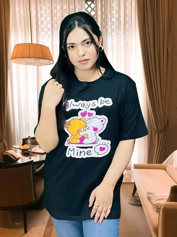 Drop Shoulder Ladies T-shirt