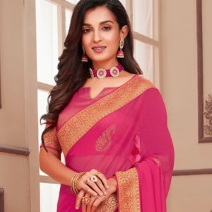 Kubari Silk Saree (With Blouse piece )