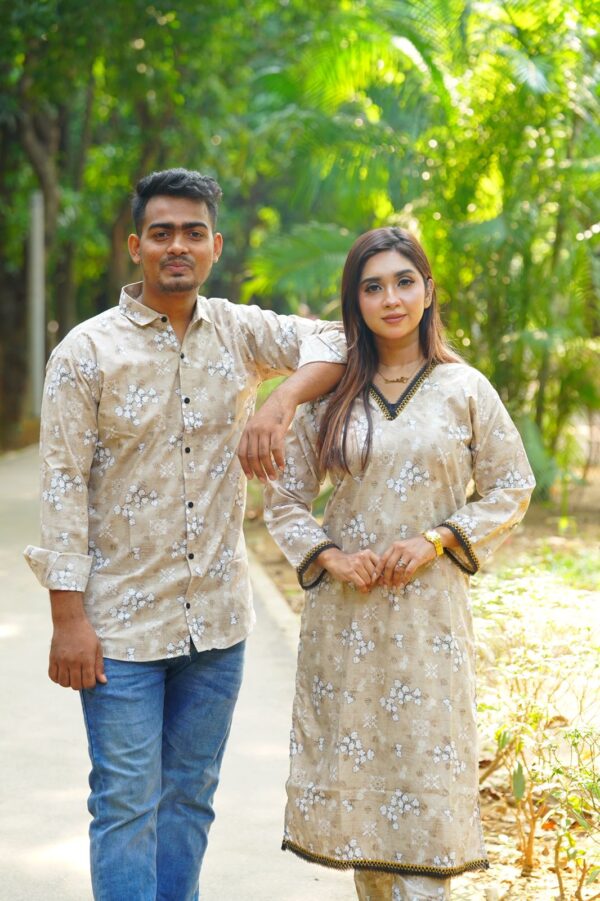 Shirt Three Piece Couple Set