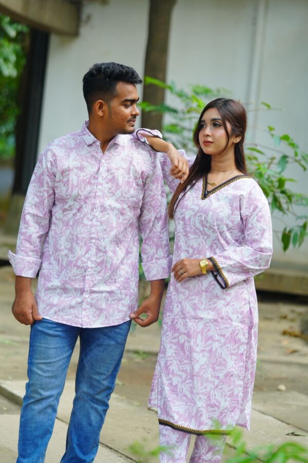 Shirt Three Piece Couple Set