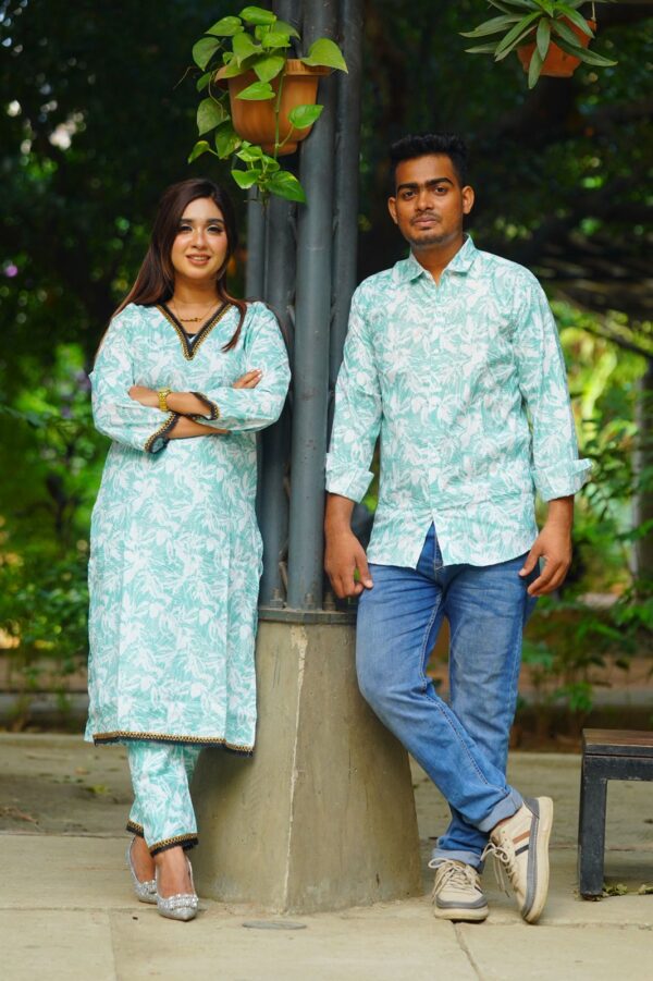 Shirt Three Piece Couple Set