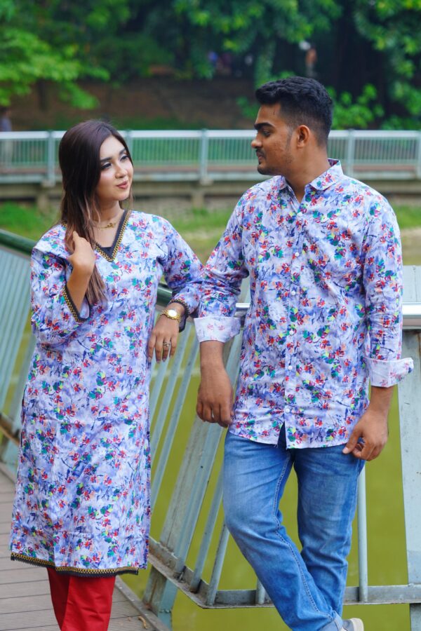 Premium Shirt Three Piece Couple Set - Image 2