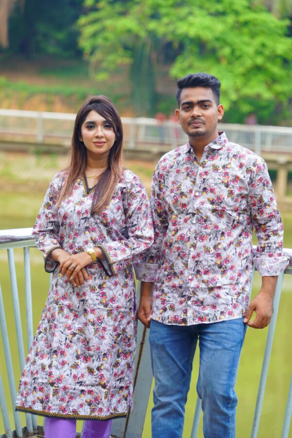 Premium Shirt Three Piece Couple Set