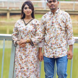 Premium Shirt Three Piece Couple Set