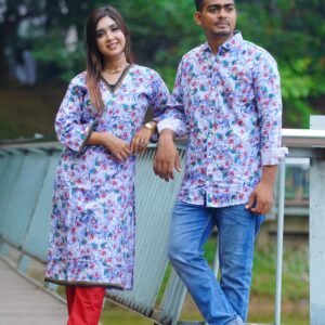 Premium Shirt Three Piece Couple Set