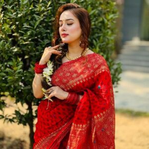 Semi Moslin Saree : Allshopbd.Com
