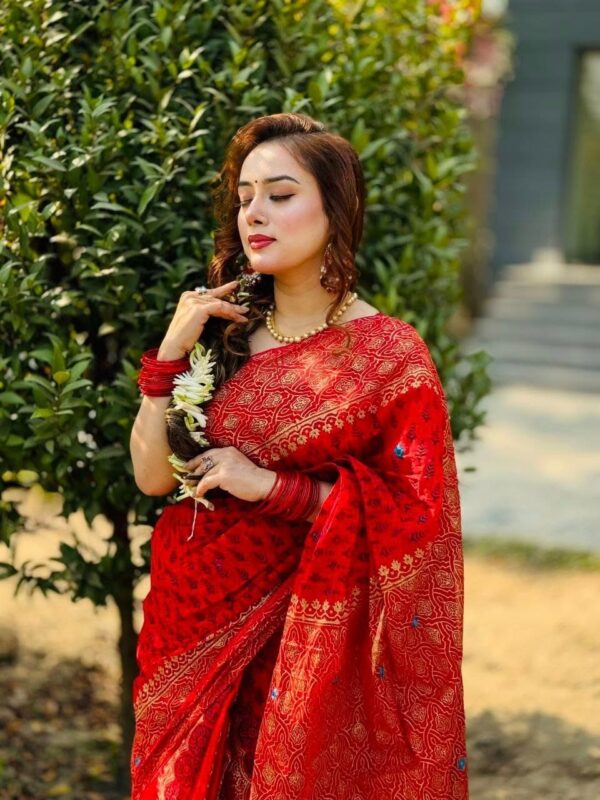 Semi Moslin Saree : Allshopbd.Com