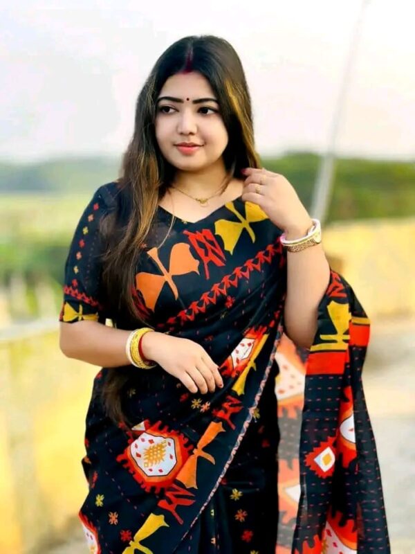 Chanderi silk saree - Image 2