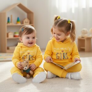 Elegant Stylish Baby Hoodie Set