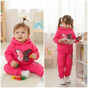 Elegant Stylish Baby Hoodie Set
