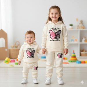 Elegant Stylish Baby Hoodie Set