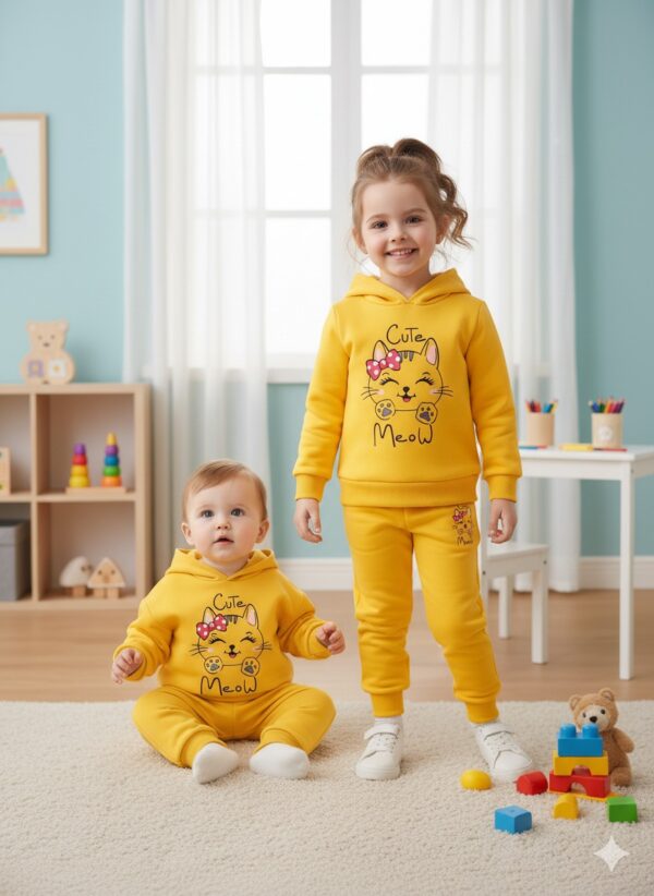 Elegant Stylish Baby Hoodie Set - Image 2